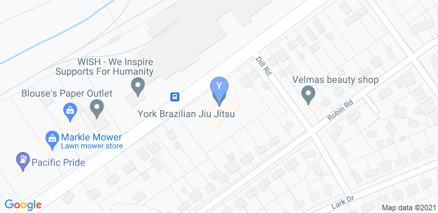 Map to York BJJ LLC
